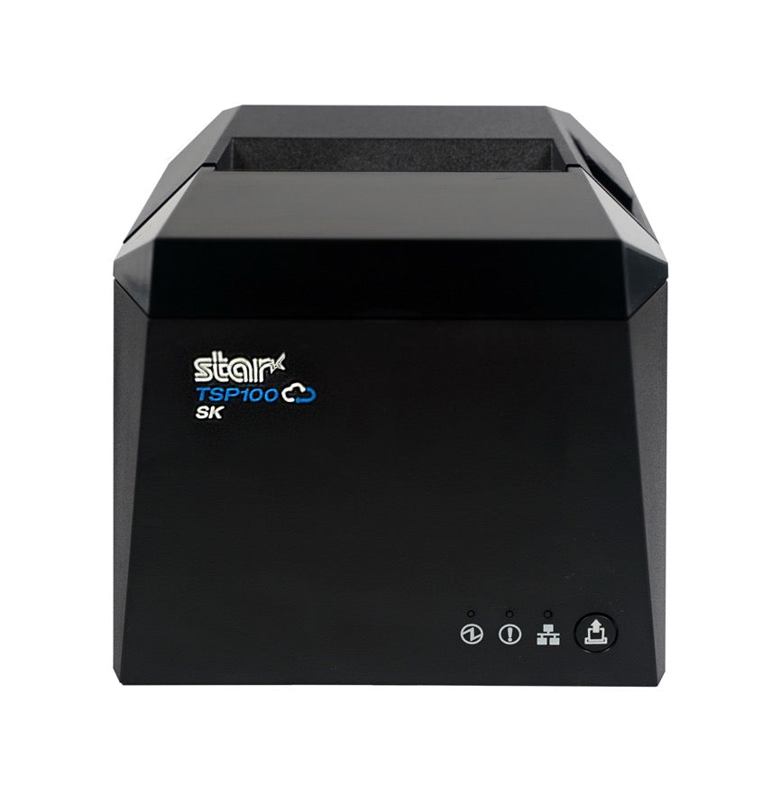 Square POS Linerless Bundle - TSP143IV SK Linerless Printer + 6 x Rolls Removable Linerless Rolls