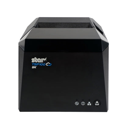 Square POS Linerless Bundle - TSP143IV SK Linerless Printer + 6 x Rolls Removable Linerless Rolls