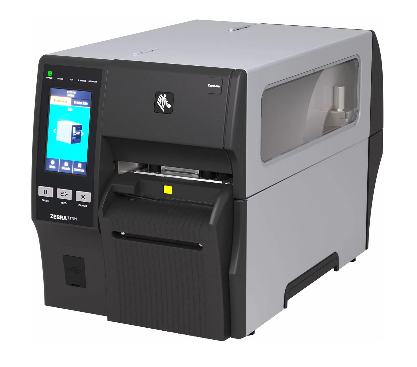 Zebra ZT411 Thermal Transfer Industrial Linerless Printer 4" 203DPI